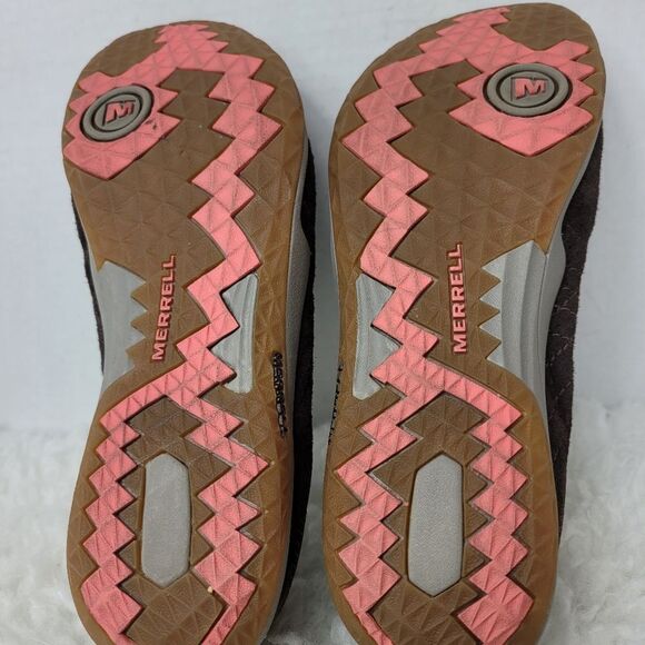 Merrell Lorelei Shoes Women's Size 8. Suede Front Zip Up Espresso J68748 Great - Picture 11 of 11